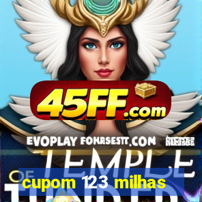 cupom 123 milhas